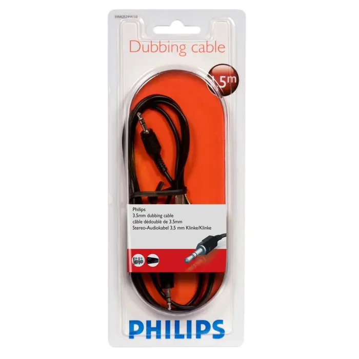  Philips 3.5mm (M) na 3.5mm (M) 1.5m stereo SWA252