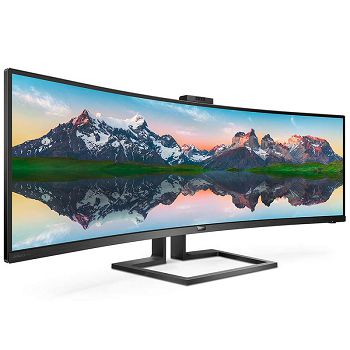 Philips 499P9H/00, 124 cm (48,8"), 4K/UHD, VA - DP, HDMI, USB-C 499P9H/00