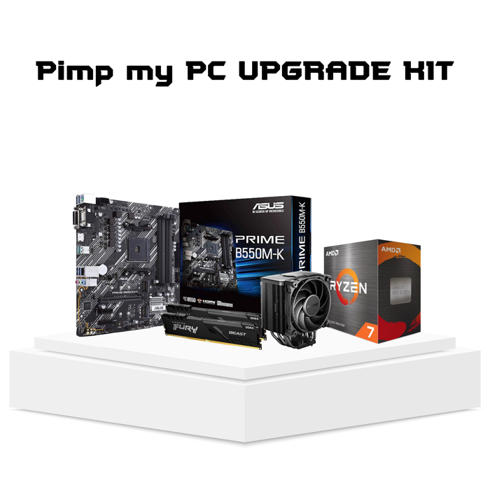 PimpMyPC Upgrade Kit A57.B550 (Ryzen 7 5700, AirC., B550M, 16GB DDR4 3200MHz)