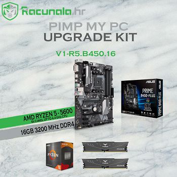 PimpMyPC Upgrade Kit R5.B450.16 (AMD Ryzen 5 5600, B450M, 16GB DDR4) 