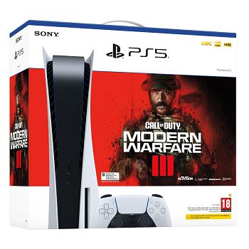 PlayStation 5 C chassis, Blu-Ray, + Call of Duty Modern Warfare 3