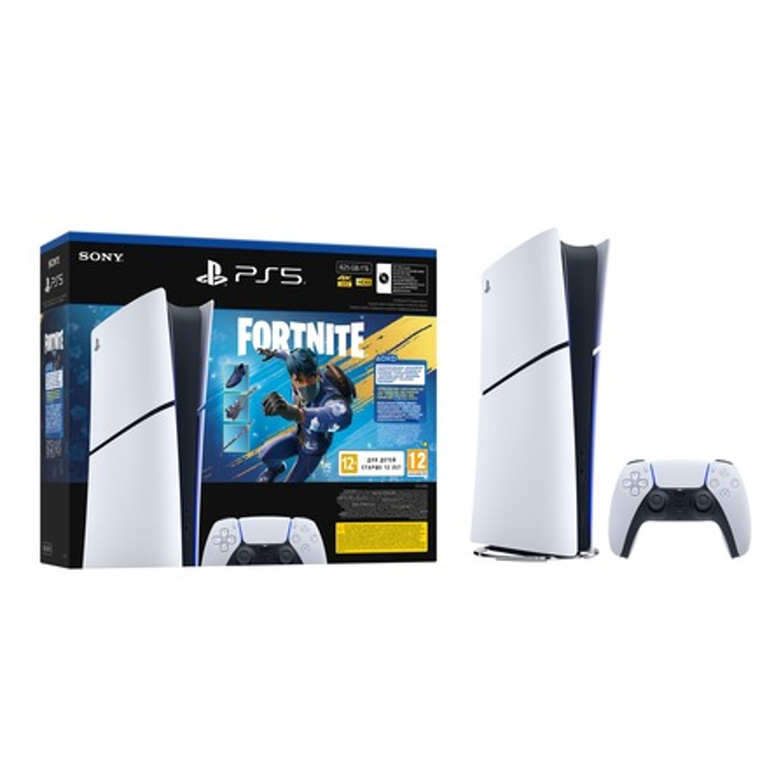 PlayStation 5 Slim Digital Edition E chassis + Fortnite Flowering Chaos VCH
