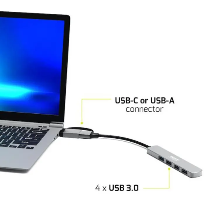 Port HUB USB-C/A 4 porta USB-A 3.0 5Gbps