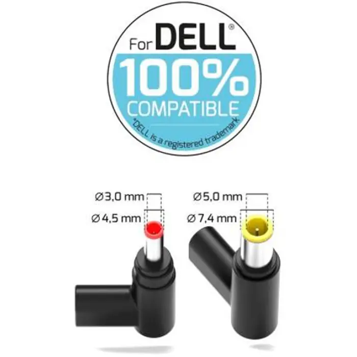 Port punjač 65W GaN2 USB-C za DELL NB, 2 nastavka