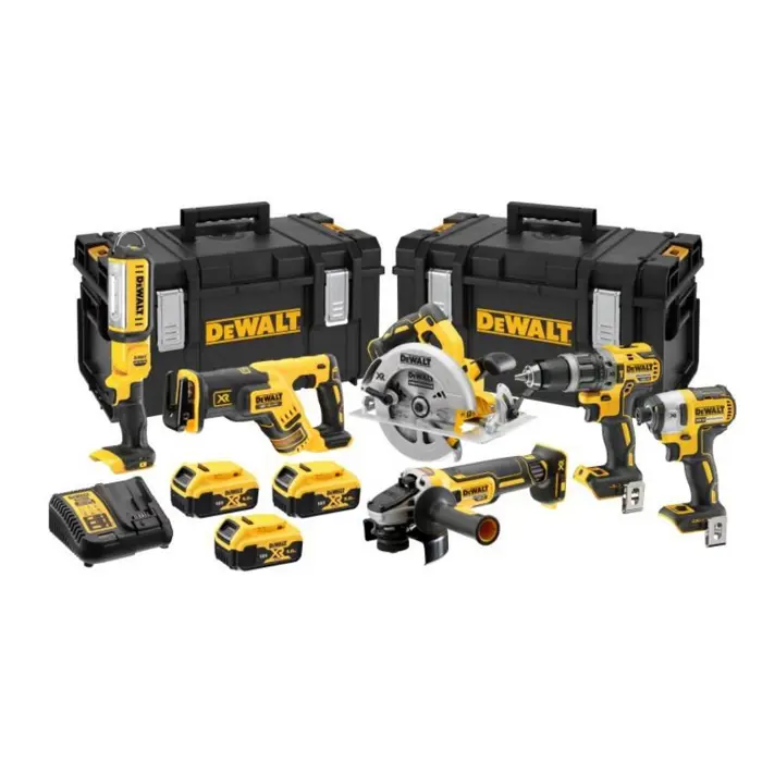 POWER TOOL COMBO KIT DEWALT DCK623P3-QW (DCF887+DCS367+DCG405+DCS570+DCD796+DCL050)
