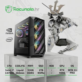 PPC i74090 (Intel i7, Liquid, DDR5, NVMe SSD, RTX 4090, 1200W Gold, WiFi, BT) Win11P