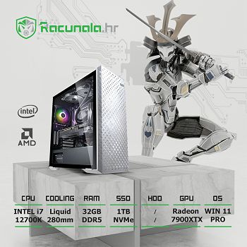 PPC XPG i7DEF7900X (Intel i7 12700K, Liquid, 32GB DDR5, 1TB NVMe, 7900 XTX, 850W Gold, DefenderPro) Win11P 