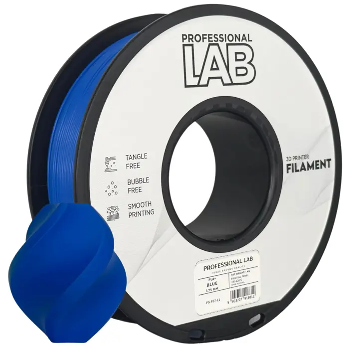PREMIUM 3D FILAMENT PLA+ BLUE 1KG