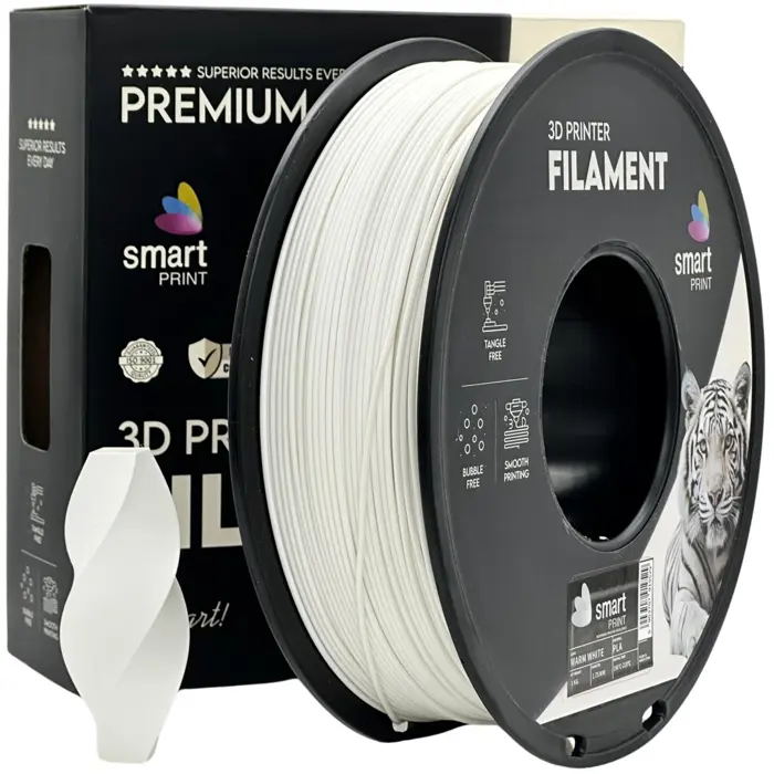 PREMIUM 3D FILAMENT PLA WARM WHITE 1KG