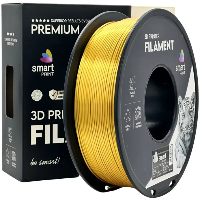 PREMIUM 3D FILAMENT SILK PLA GOLD 1KG