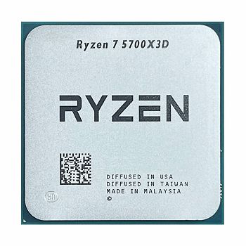 Procesor AMD Ryzen 7 5700X3D, S.AM4, TRAY - 100-000001503