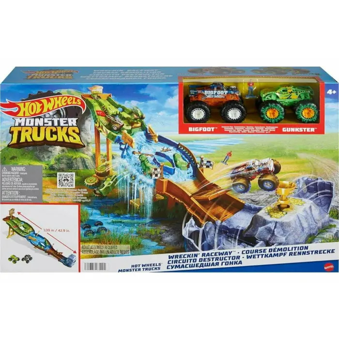 PROMO HOT WHEELS MONSTER TRUCKS Wreck Race HJG32