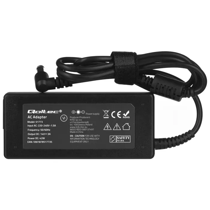 qoltec-51773-power-adapter-for-samsung-monitor-42w-3a-14v-65-70562-dedqocpoz0003.webp
