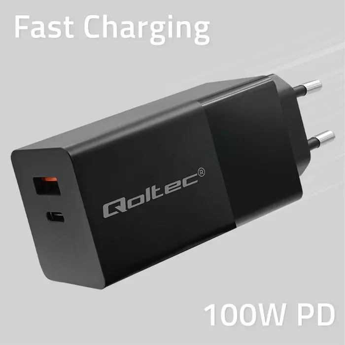 qoltec-52382-gan-power-pro-charger-1xusb-type-c-1xusb-a-100w-43145-ladqocsic0041.webp