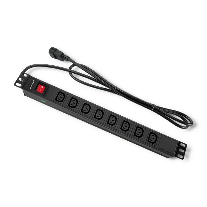 qoltec-53998-power-strip-for-rack-19-1u-10a-pdu-8xiec-c13-2m-30815-lipqocrak0006.webp