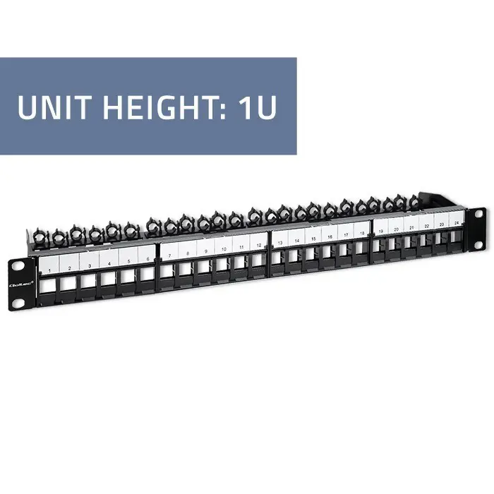 qoltec-54516-patch-panel-for-19-rack-24-ports-1u-utp-black-89719-szaqocakc0002.webp