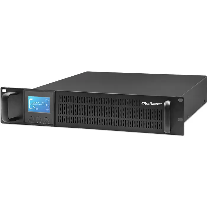 Qoltec RACK UPS | 1kVA | 800W | LCD