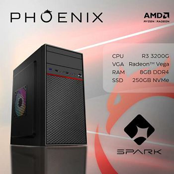 Računalo Phoenix SPARK Z-206 AMD Ryzen 3 3200G/8GB DDR4/NVME SSD 250GB