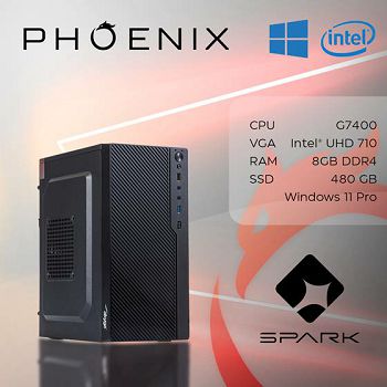 Računalo Phoenix SPARK Z-344 Intel Pentium G7400/8GB DDR4/SSD 480GB/Windows 11 Pro