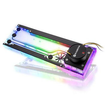 Raijintek ACHERON 360 D5 EVO RBW Distro Plate - Acryl, D-RGB 0R40B00196