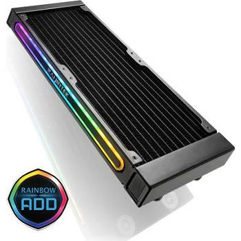 Raijintek Gyges RGB-LED Aluminium-Radiator - 240mm