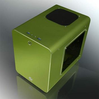 Raijintek METIS PLUS Mini-ITX Kućište s prozorom - zeleno
