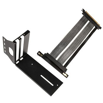 Raijintek PAXX G4 PCIe-4.0-Riser-Flachband-Kabel und Bracket - 200 mm 0R40B00217