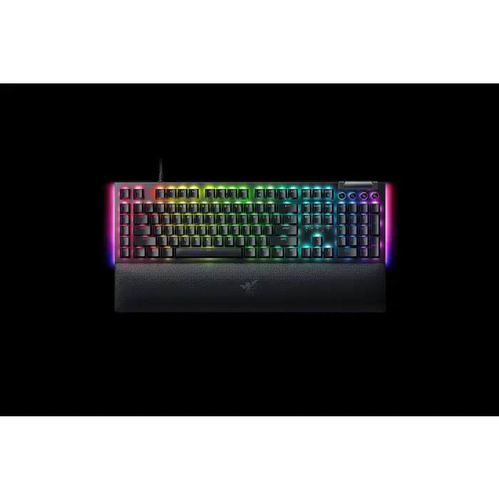 Razer BlackWidow V4 Gaming Tastatur, USB – Green Switch, schwarz-RZ03-04690400-R3G1