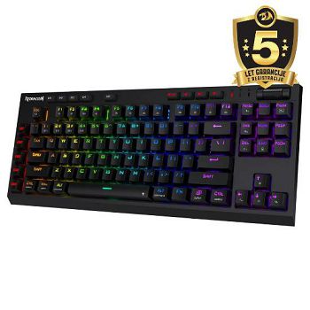 REDRAGON VISHNU PRO K596RGB-PRO WIRED & 2.4G & BT RED SWITCH 