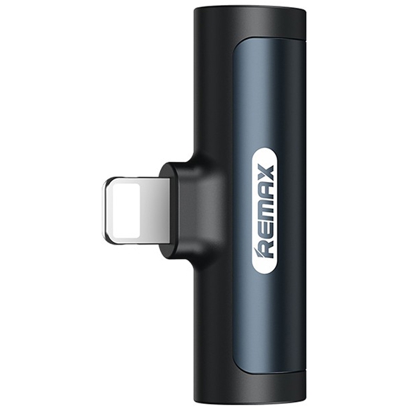 Adapter REMAX Lightning to Lightning + audio, RL-LA03i (black)