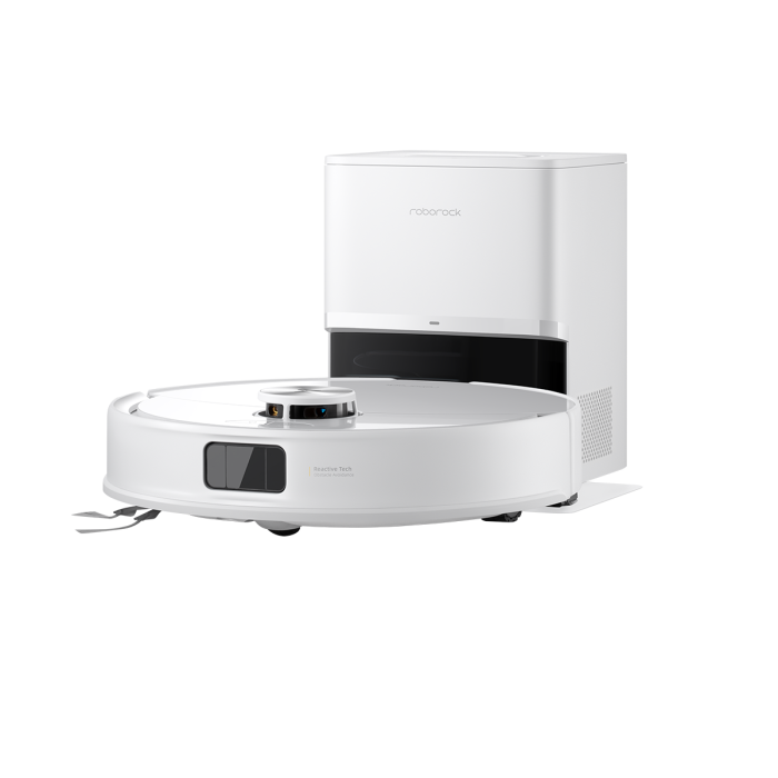 Roborock Q10 VF+ robotski sesalnik s samopraznilno postajo, bel