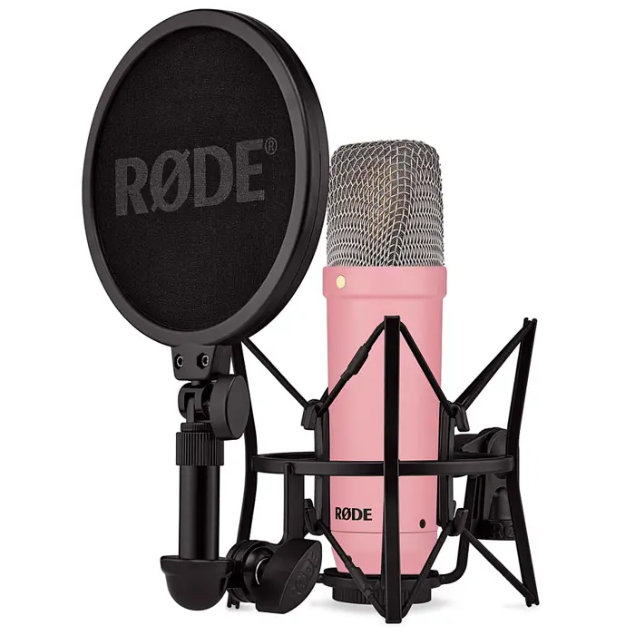 Rode NT1 Signature Pink, Großmembran-Kondensatormikrofon - pink-NT1SIGNATUREPINK
