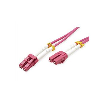 Roline VALUE optički kabel 50/125µm LC/LC Duplex, OM4, 20m, ljubičasti