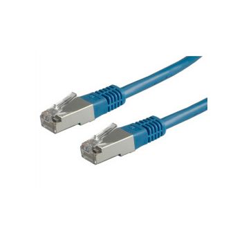 Roline VALUE S/FTP (PiMF) mrežni kabel oklopljeni Cat.6, 5.0m, plavi