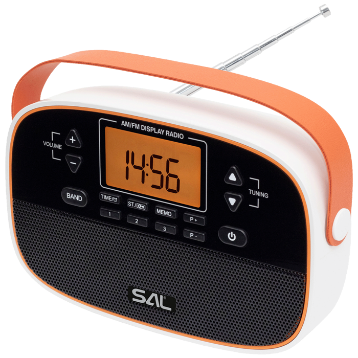SAL Radio prijemnik, AM / FM, alarm, LCD zaslon - RPR4LCD