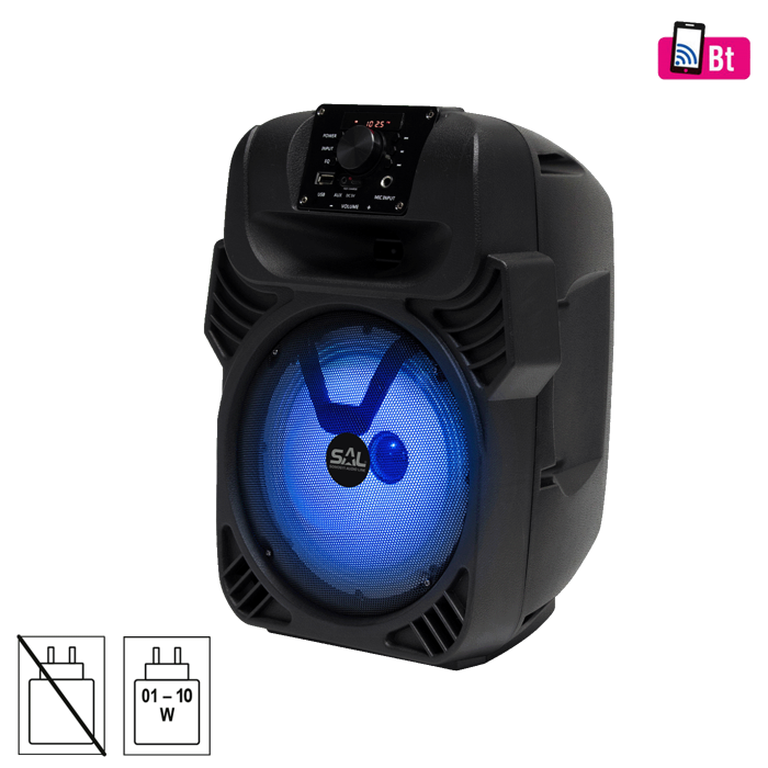 SAL Zvučnik bežični, Bluetooth, FM radio, KARAOKE, 40 / 25W - PAR20BTC