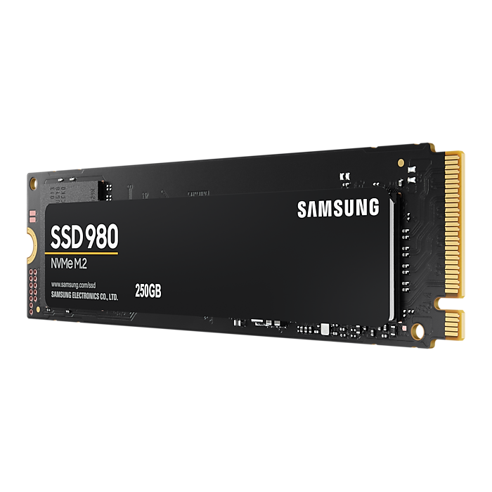 Samsung 250GB 980 SSD NVMe M.2 drive