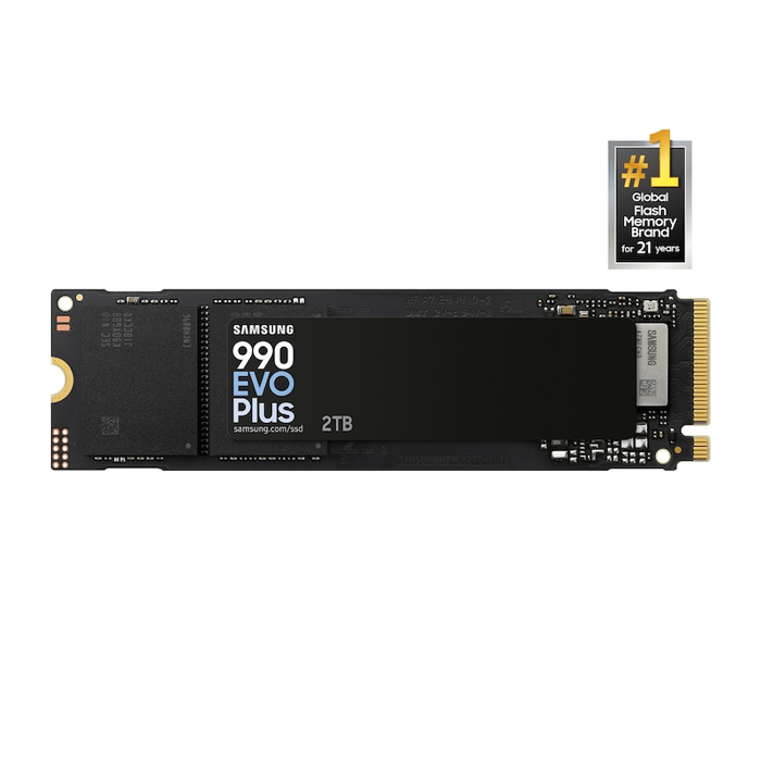 Samsung 2TB 990 EVO Plus M.2 80mm PCI-E 5.0 X2 NVME, V-Nand