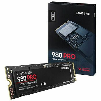 Samsung SSD 980 PRO Series 1TB M.2 PCIe, r7000MB/s, w5000MB/s, MZ-V8P1T0BW