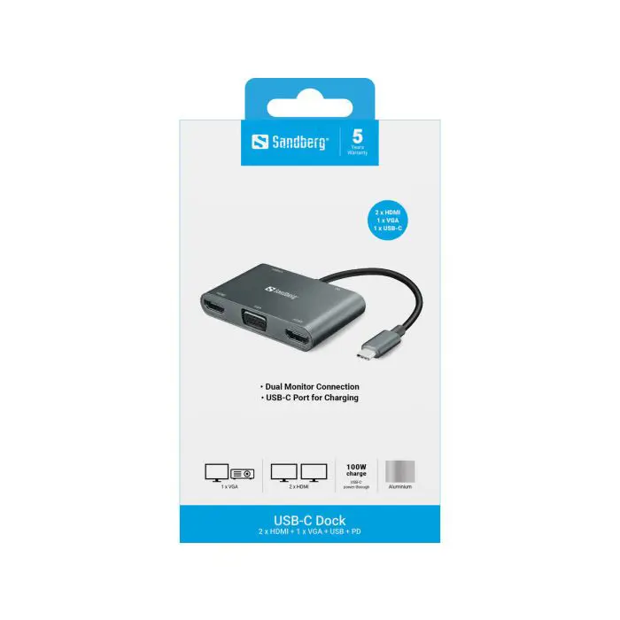 sandberg-usb-c-dock-2xhdmi-1xvga-usb-pd-docking-docking-stat-21719-e0011190.webp