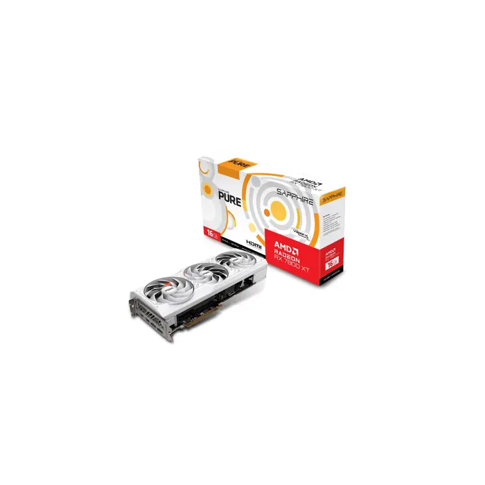 SAPPHIRE Radeon RX 7800 XT PURE GAMING OC 16GB GDDR6 graphics card