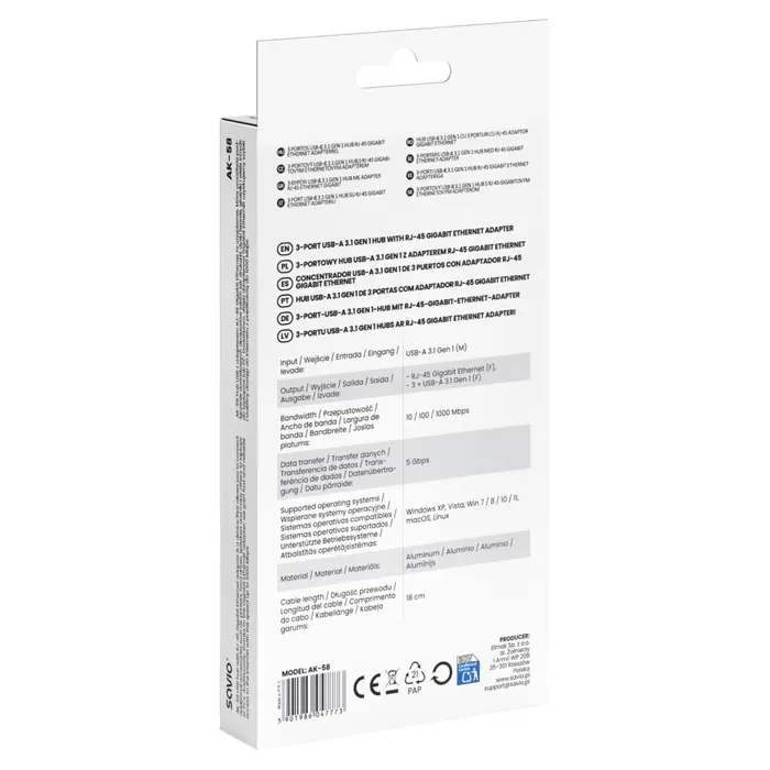savio-ak-57-usb-a-3-x-usb-a-hub-with-rj-45-gigabit-ethernet--48076-kbasavada0028.webp