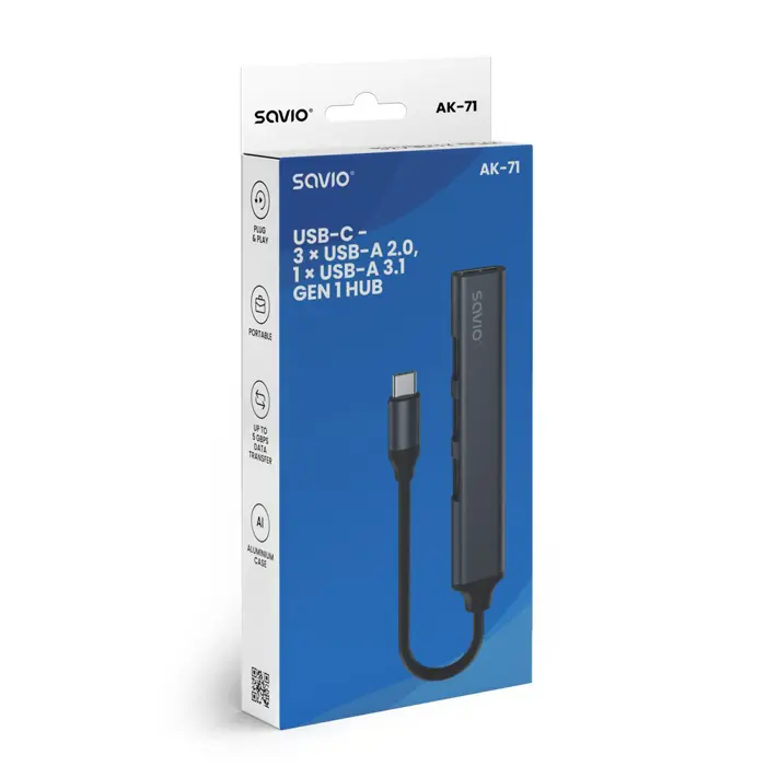 savio-ak-71-usb-c-hub-3-x-usb-a-20-1-x-usb-a-30-4-in-1-5-gbp-38643-kbasavada0034.webp