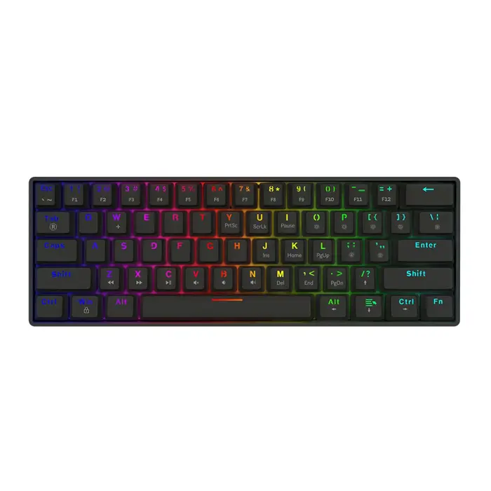 Savio BLACKOUT X2 BLUE keyboard Gaming USB QWERTY US International Black