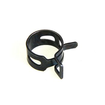 Hose clamp spring band 10 - 12mm - black