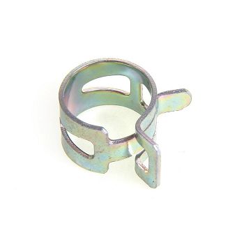 Hose clamp spring band 15 - 17mm - silver