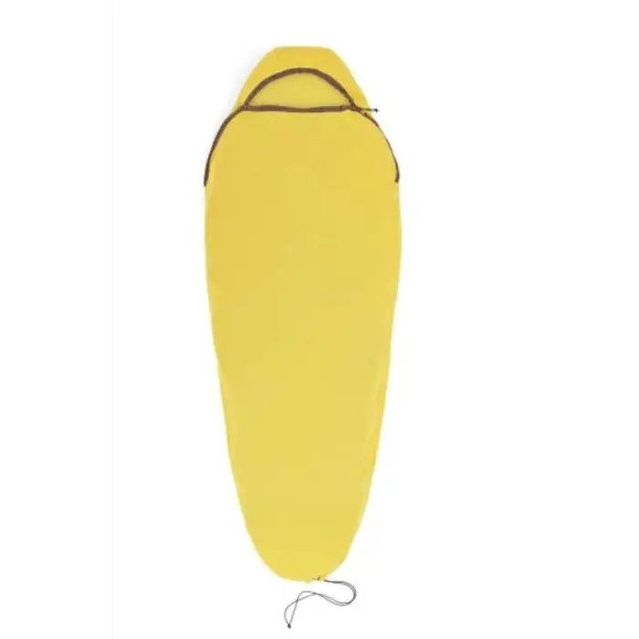 Sea To Summit Reactor Sleeping Bag Liner - Mummy W/ Drawcord- compact- yellow