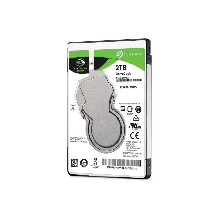 Seagate 2TB 2.5 "(6.35cm) 5400 128MB 7mm Barracuda