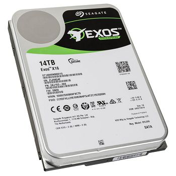 Seagate Exos X16 HDD, SATA 6G, 7200 U/min, 3,5" - 14 TB ST14000NM001G