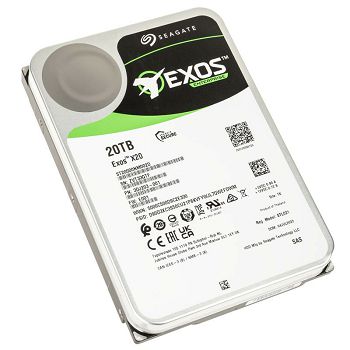 Seagate Exos X20 HDD, SAS, 7200 U/min, 3,5" - 20 TB ST20000NM002D